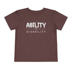 "Ability Over Disability" Toddler Tee