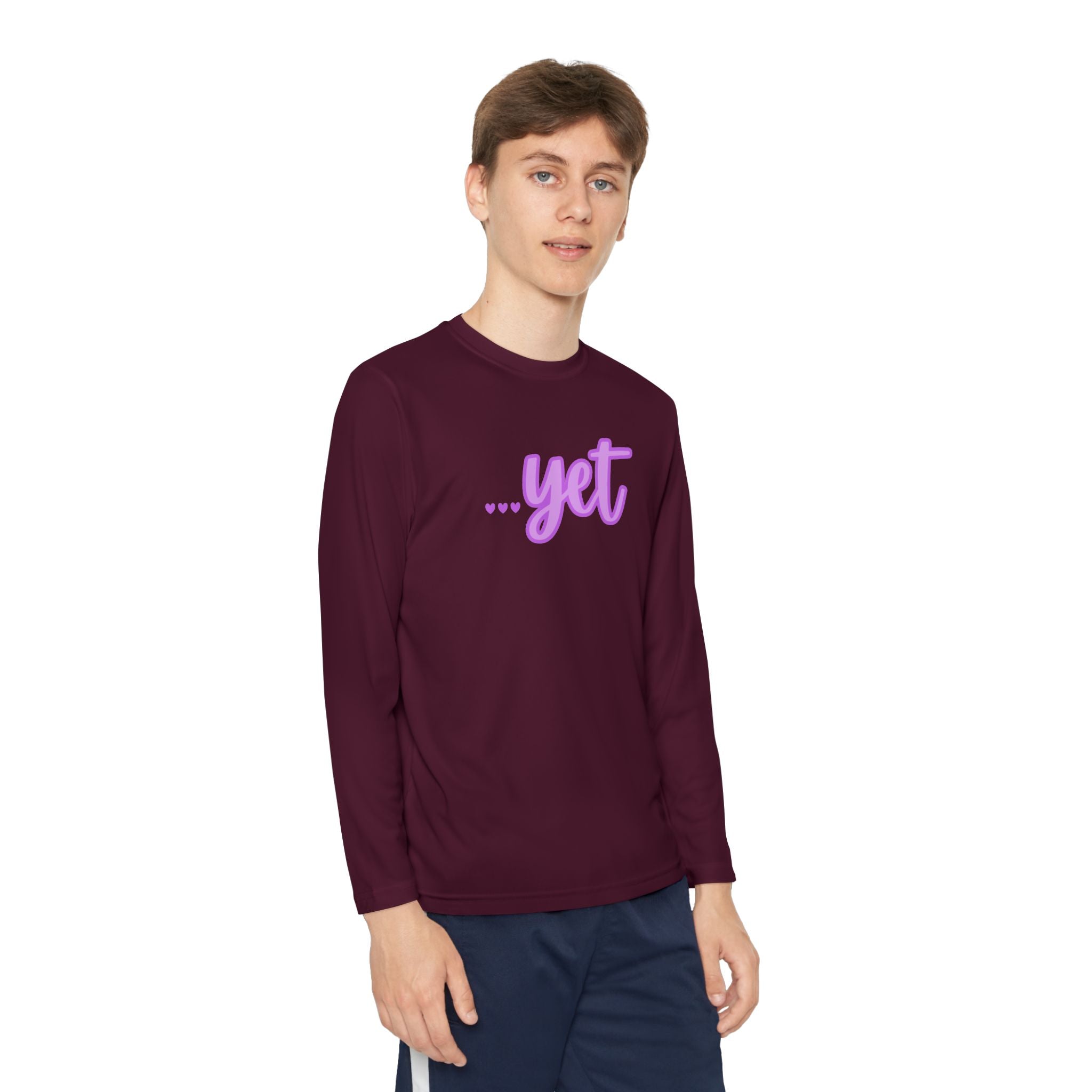 "The Power Of ...Yet (Hearts)" Youth Long Sleeve