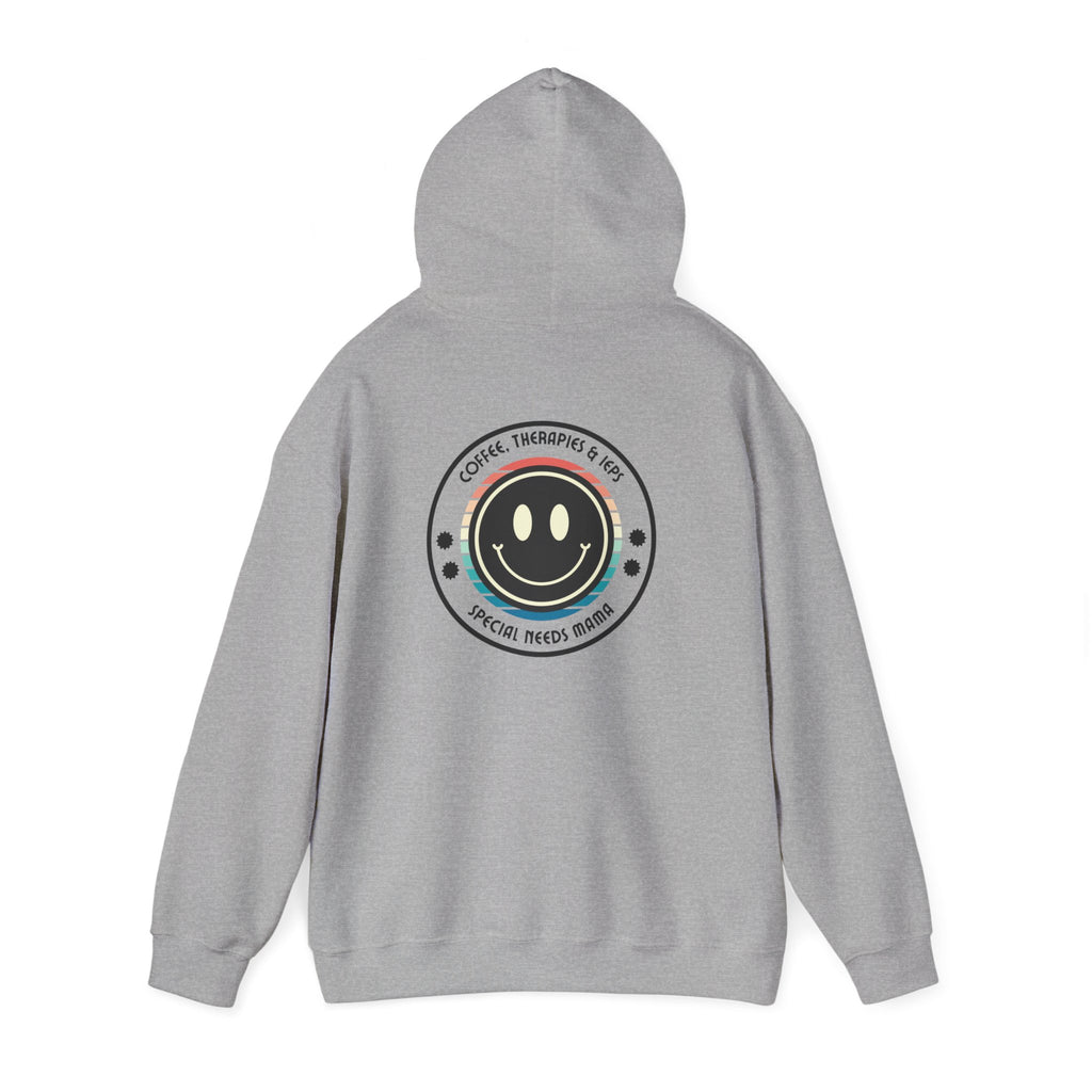 “Coffee, Therapy & IEPs, Special Needs Mama” Women’s Hoodie
