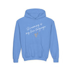 “Screaming Is My Love Language” Youth Hoodie