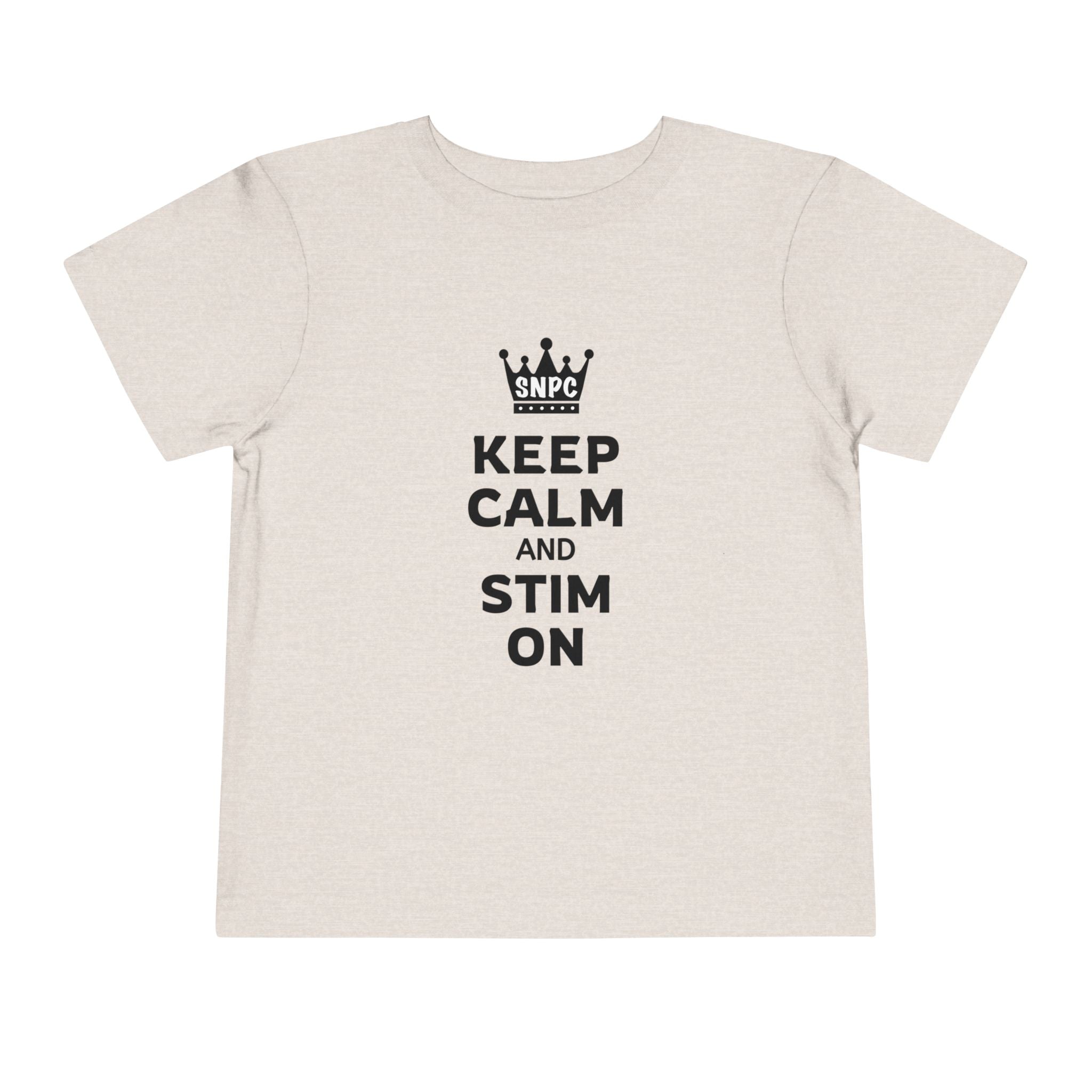 “Keep Calm & Stim On” Toddler Tee