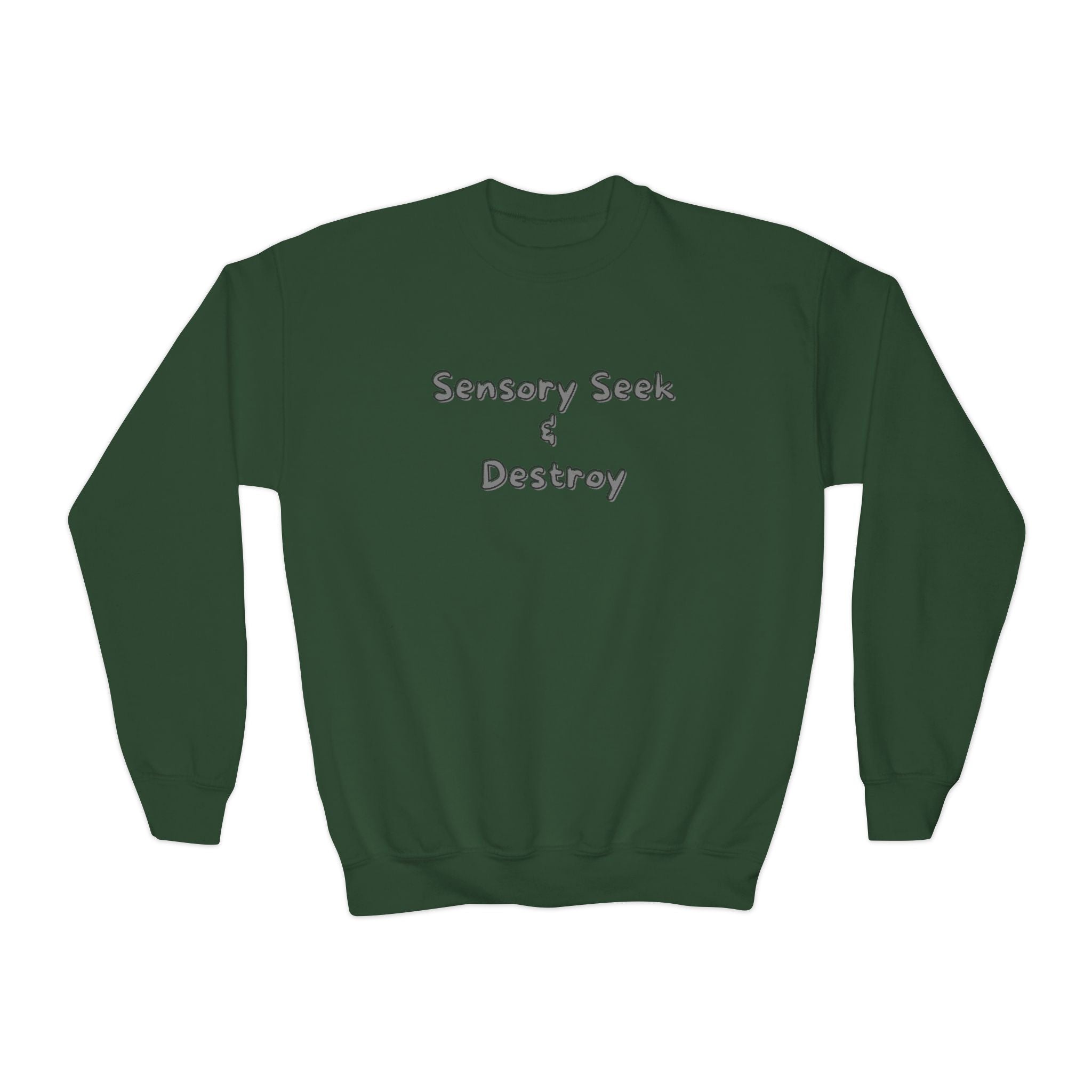 “Sensory Seek & Destroy” Youth Sweater