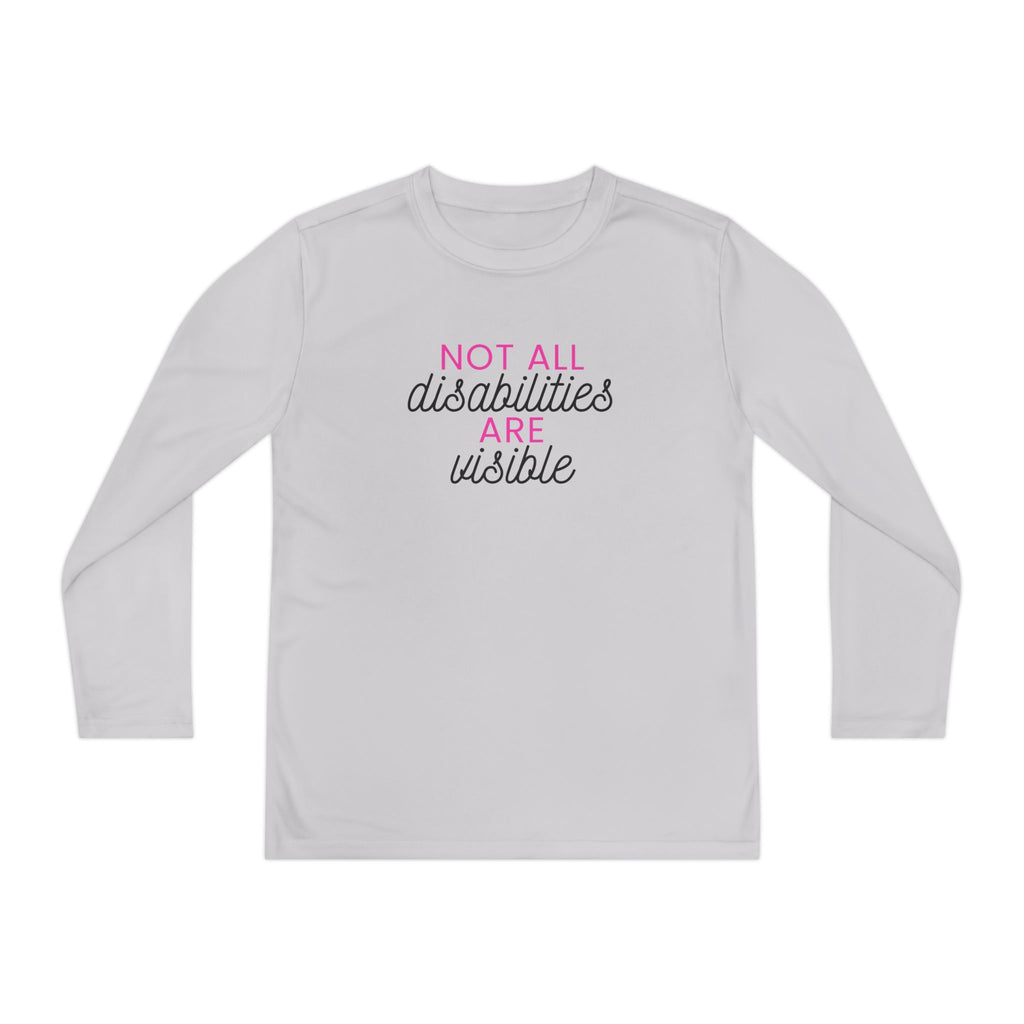 "Not All Disabilities Are Visible" Youth Long Sleeve