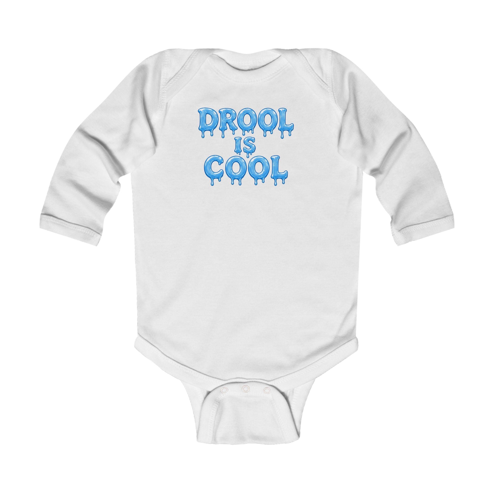 “Drool Is Cool” Infant Long Sleeve Onesie