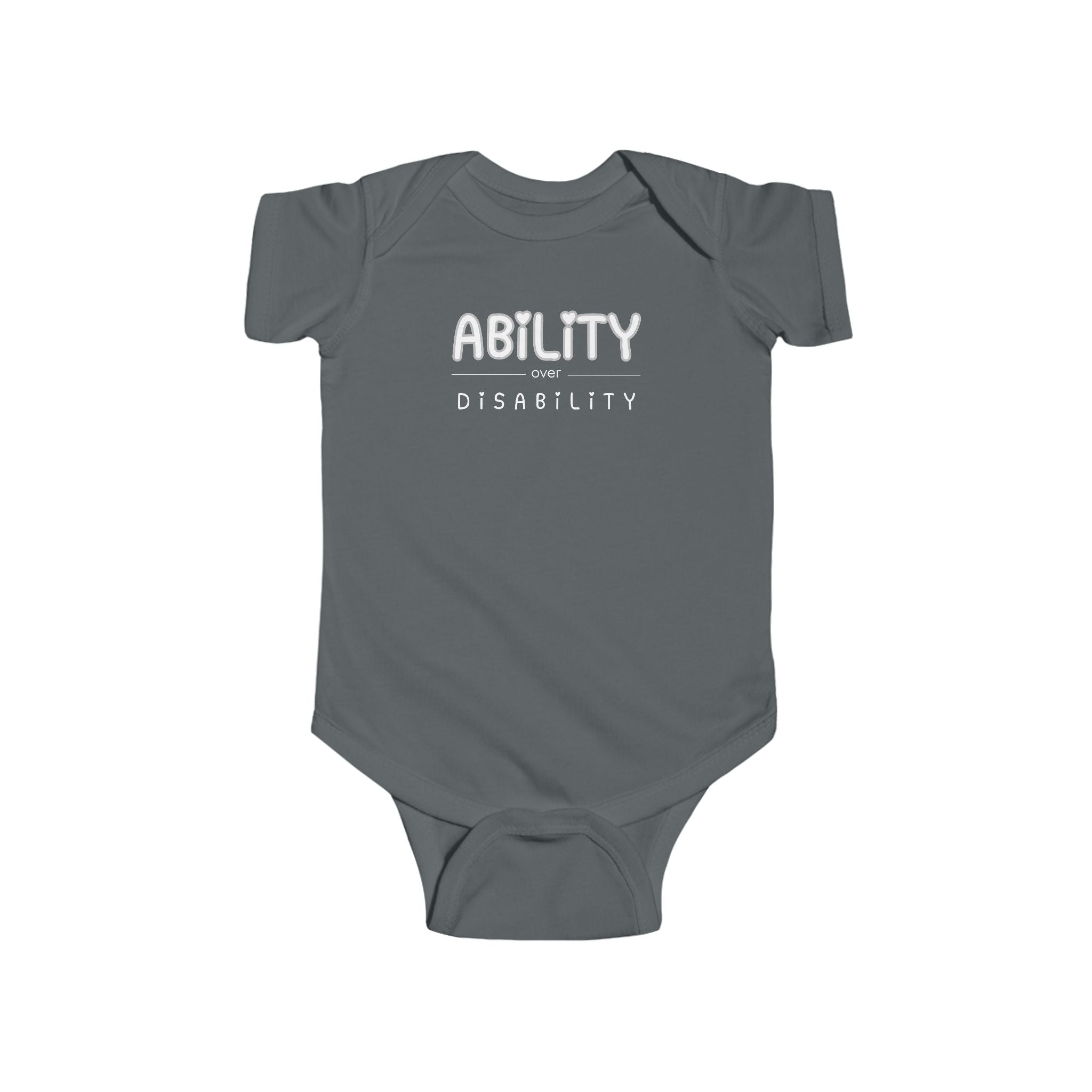 “Ability Over Disability” Infant Short Sleeve Onesie