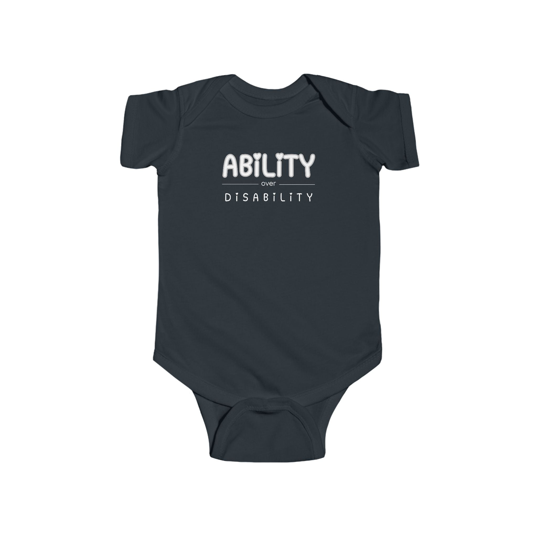 “Ability Over Disability” Infant Short Sleeve Onesie