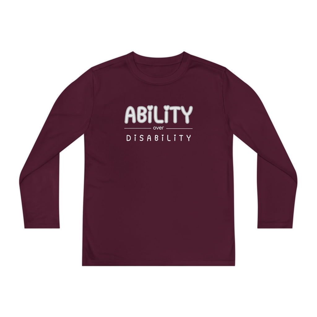 “Ability Over Disability” Youth Long Sleeve