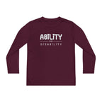 “Ability Over Disability” Youth Long Sleeve