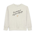 “Screaming Is My Love Language” Toddler Sweater
