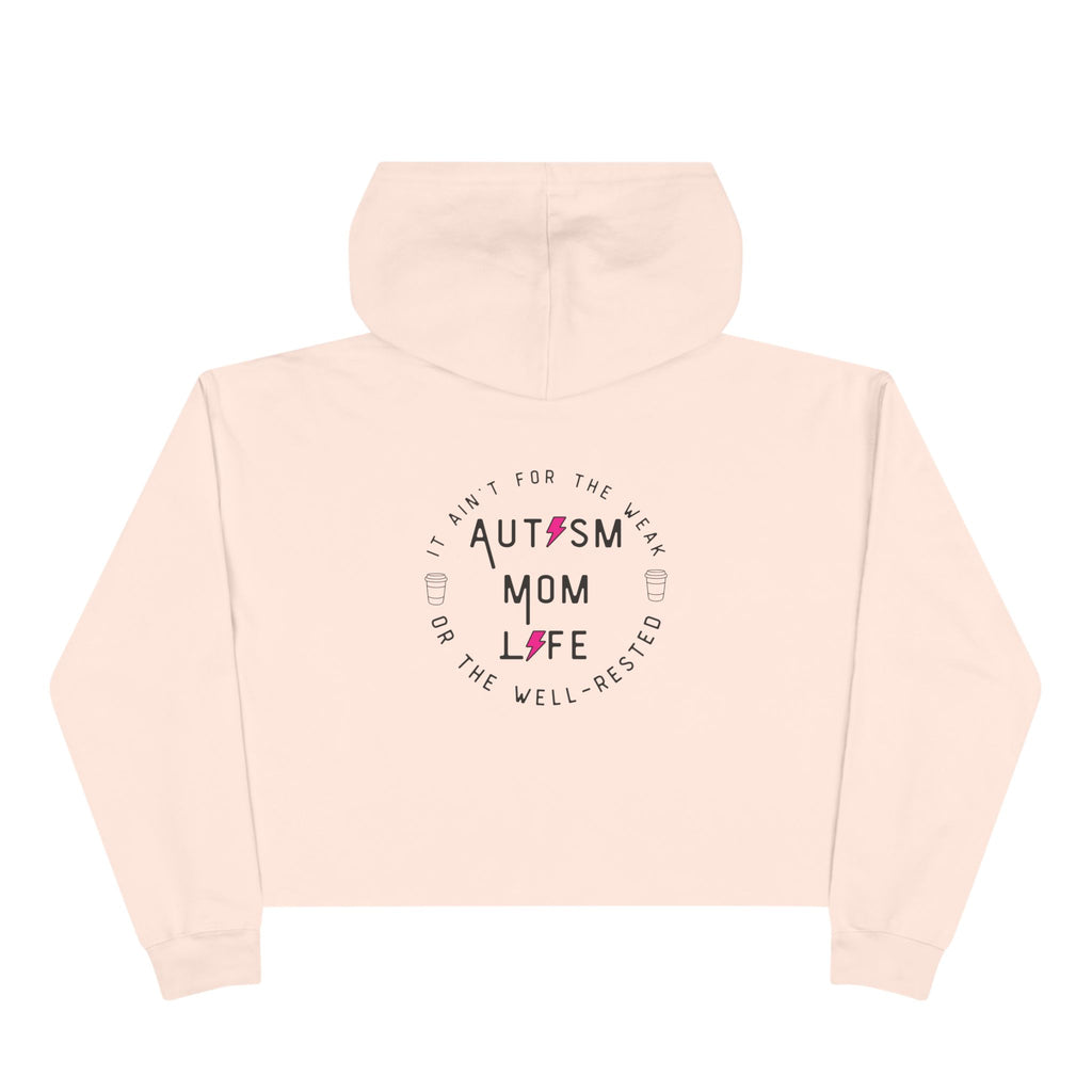 “Autism Mom Life” Women’s Cropped Hoodie