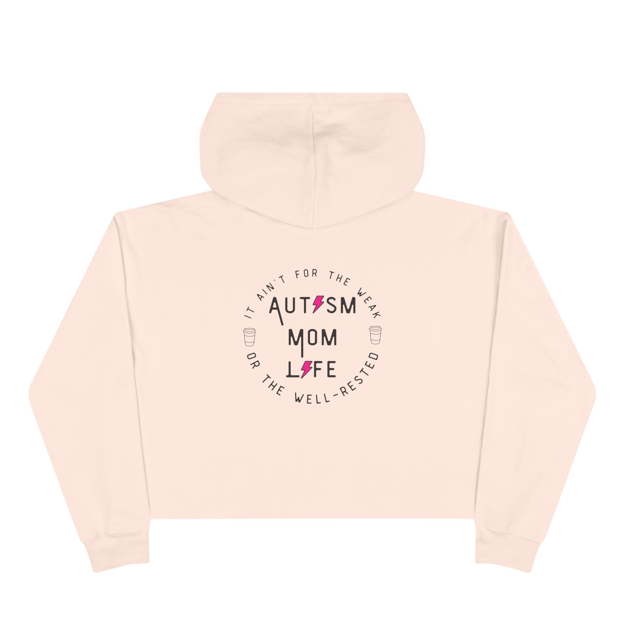 “Autism Mom Life” Women’s Cropped Hoodie