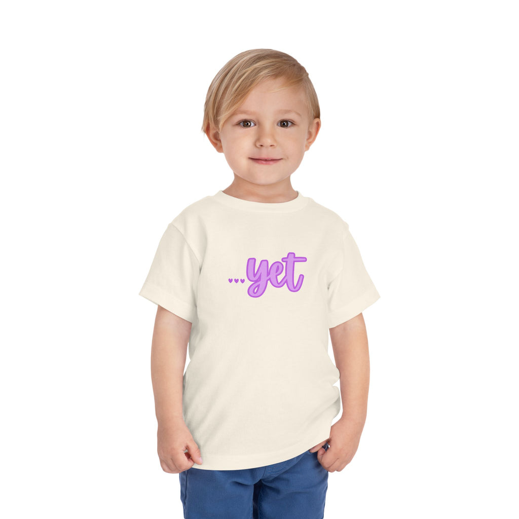 "The Power Of ...Yet (Hearts)" Toddler Tee