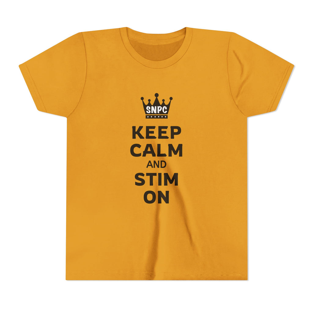 “Keep Calm & Stim On” Youth Tee