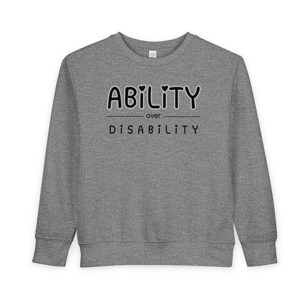 “Ability Over Disability” Toddler Sweater