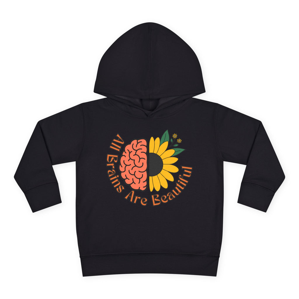 “All Brains Are Beautiful” Toddler Hoodie