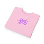 "The Power Of ...Yet (Hearts)" Toddler Sweater