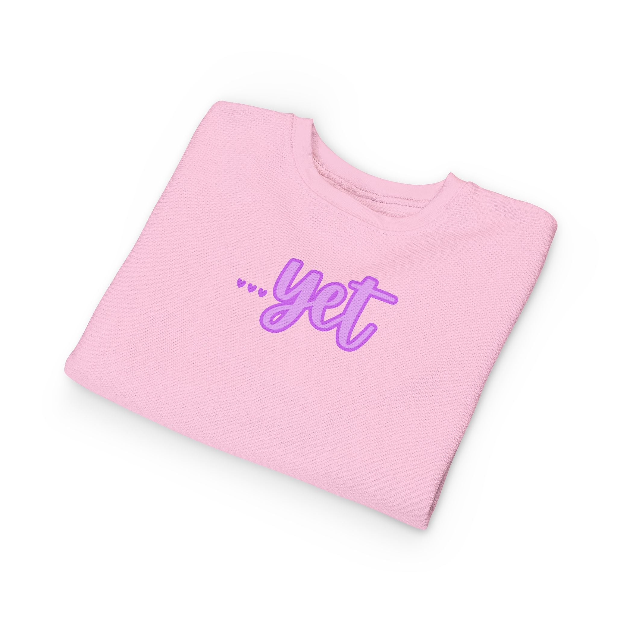 "The Power Of ...Yet (Hearts)" Toddler Sweater
