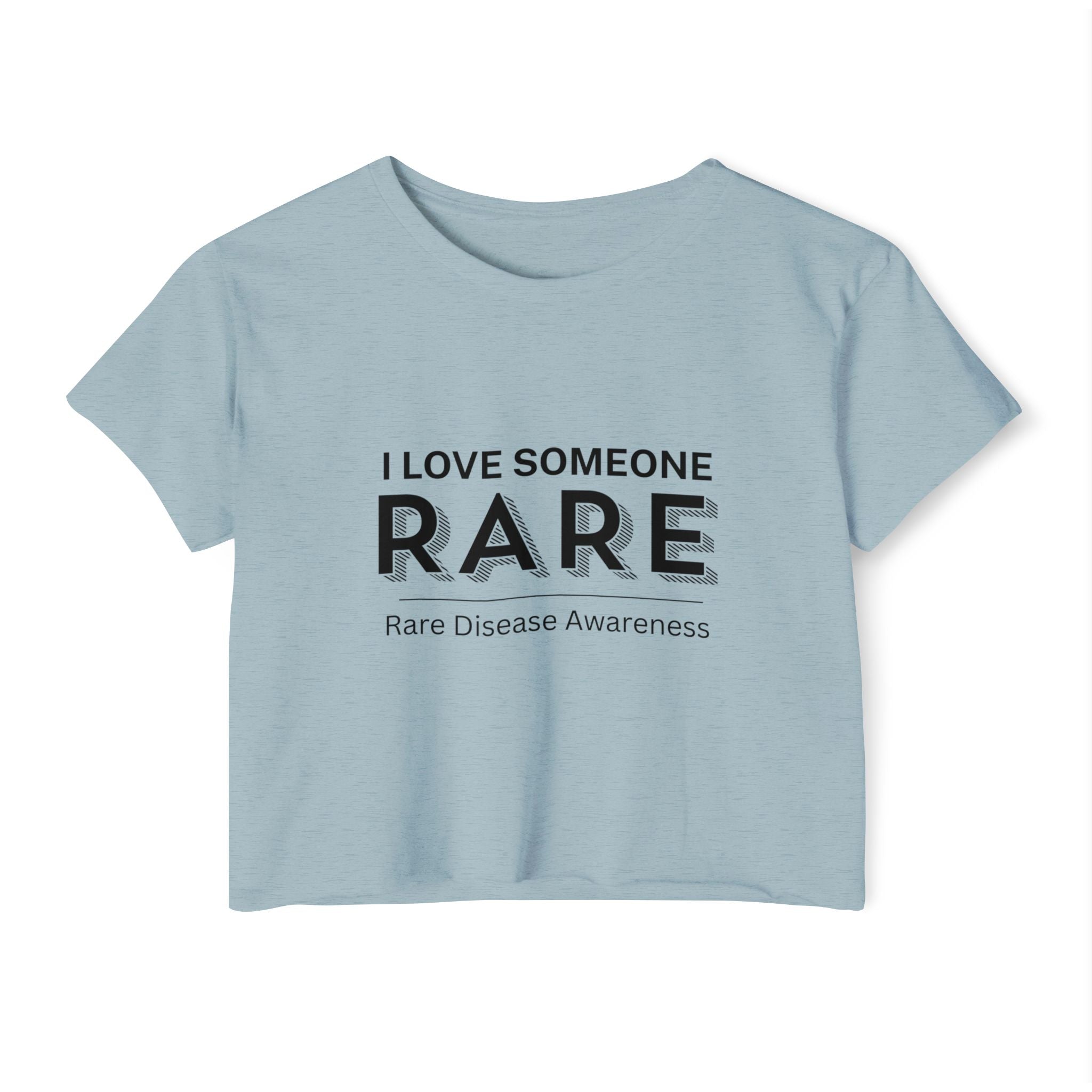 “I Love Someone Rare” Women’s Crop Top