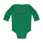 "Ability Over Disability" Infant Long Sleeve Onesie