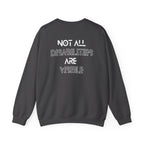 “Not All Disabilities Are Visible” Men’s Sweater