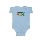 “Different Is Dope” Infant Short Sleeve Onesie