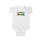 “Different Is Dope” Infant Short Sleeve Onesie