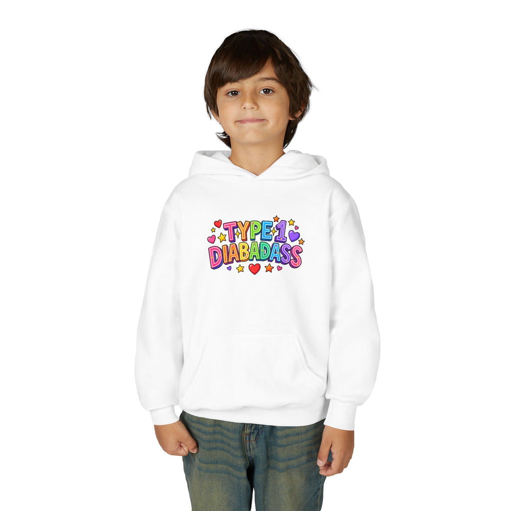 “Type 1 Diabadass” Youth Hoodie
