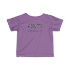"Ability Over Disability" Infant Tee