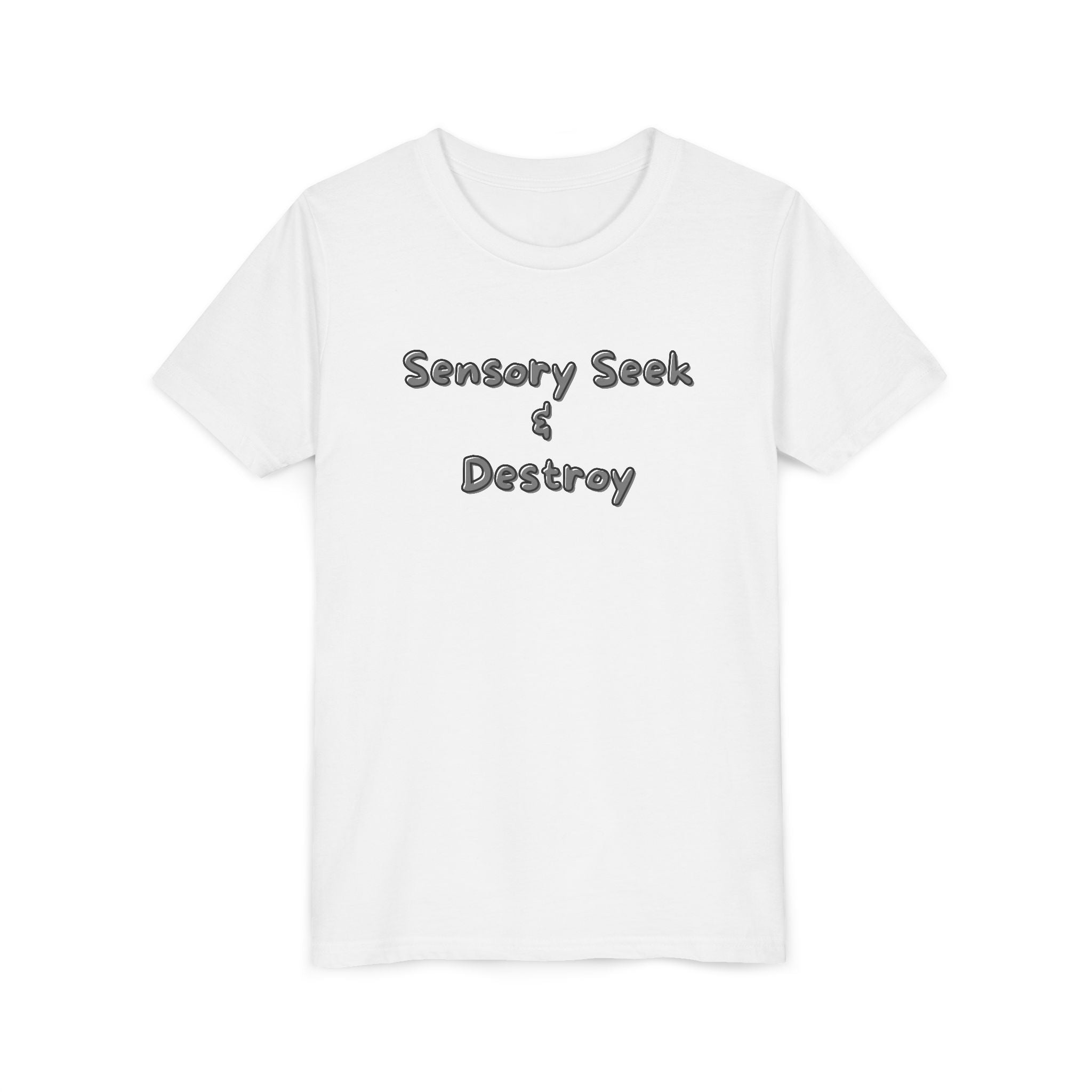 “Sensory Seek & Destroy” Youth Tee