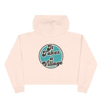 “It Takes A Village, SNPC Ally” Women’s Cropped Hoodie