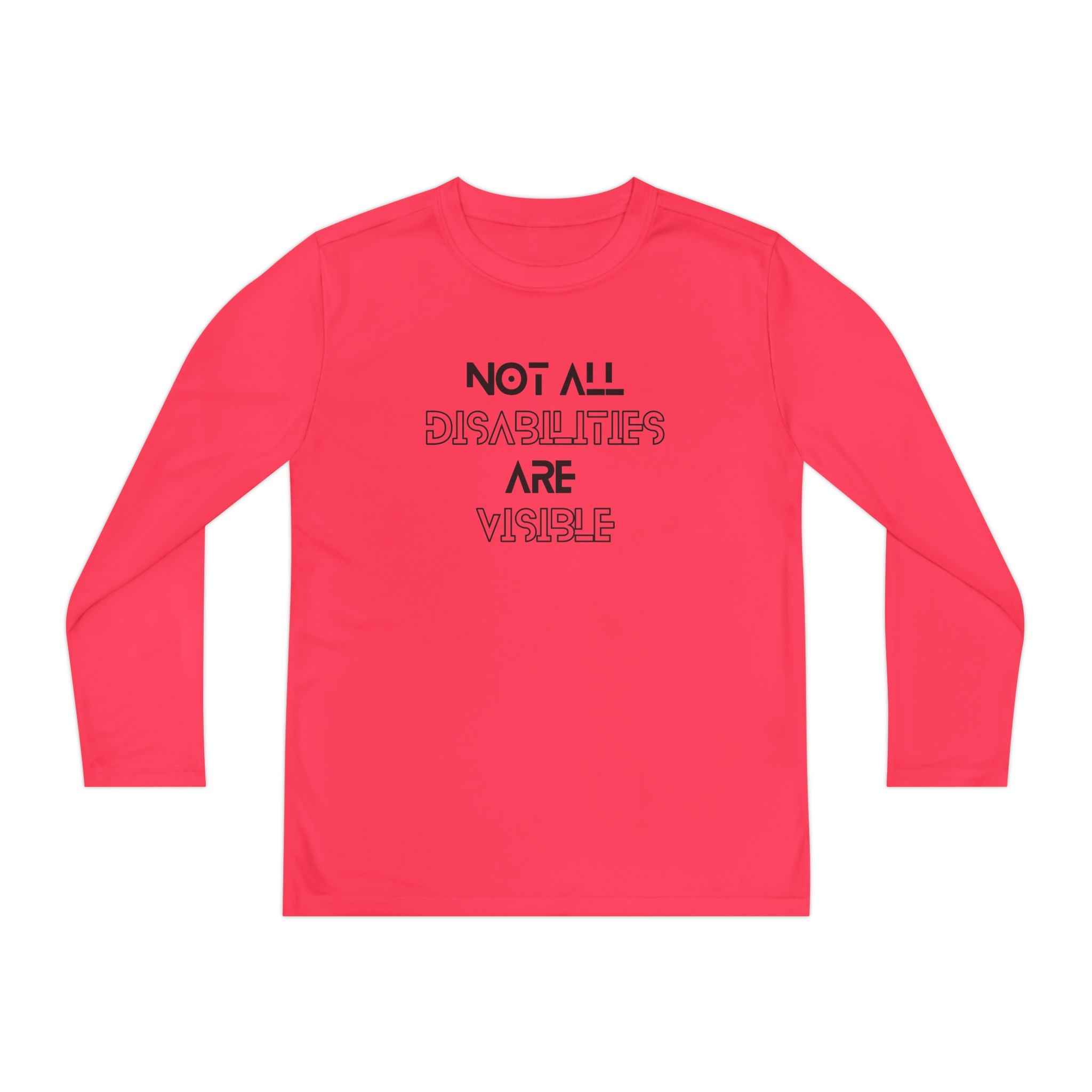 “Not All Disabilities Are Visible” Youth Long Sleeve