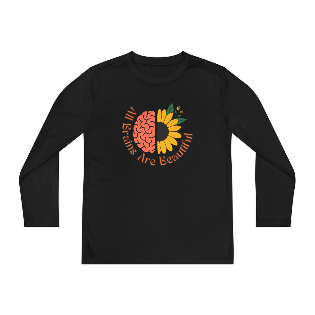 “All Brains Are Beautiful” Youth Long Sleeve