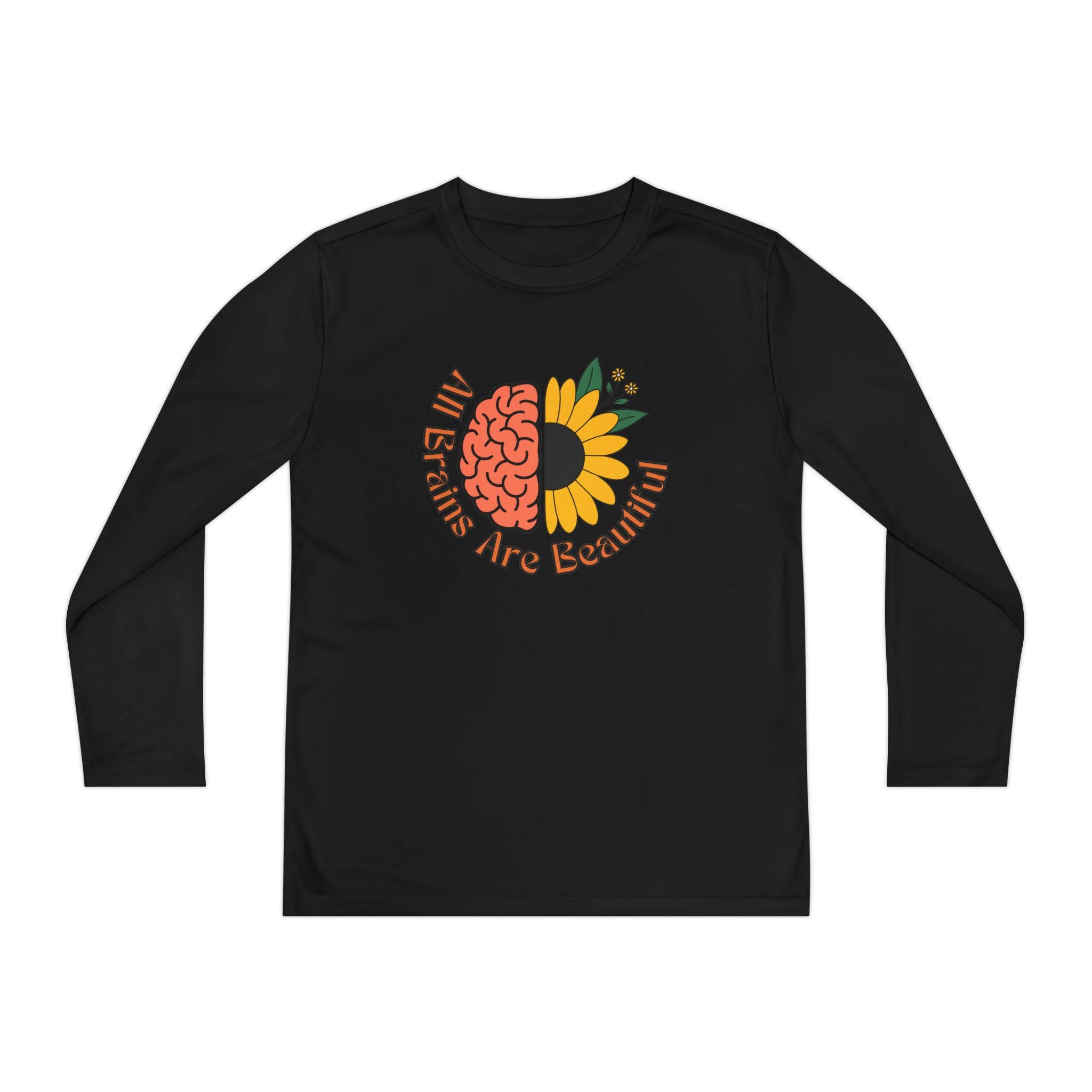 “All Brains Are Beautiful” Youth Long Sleeve