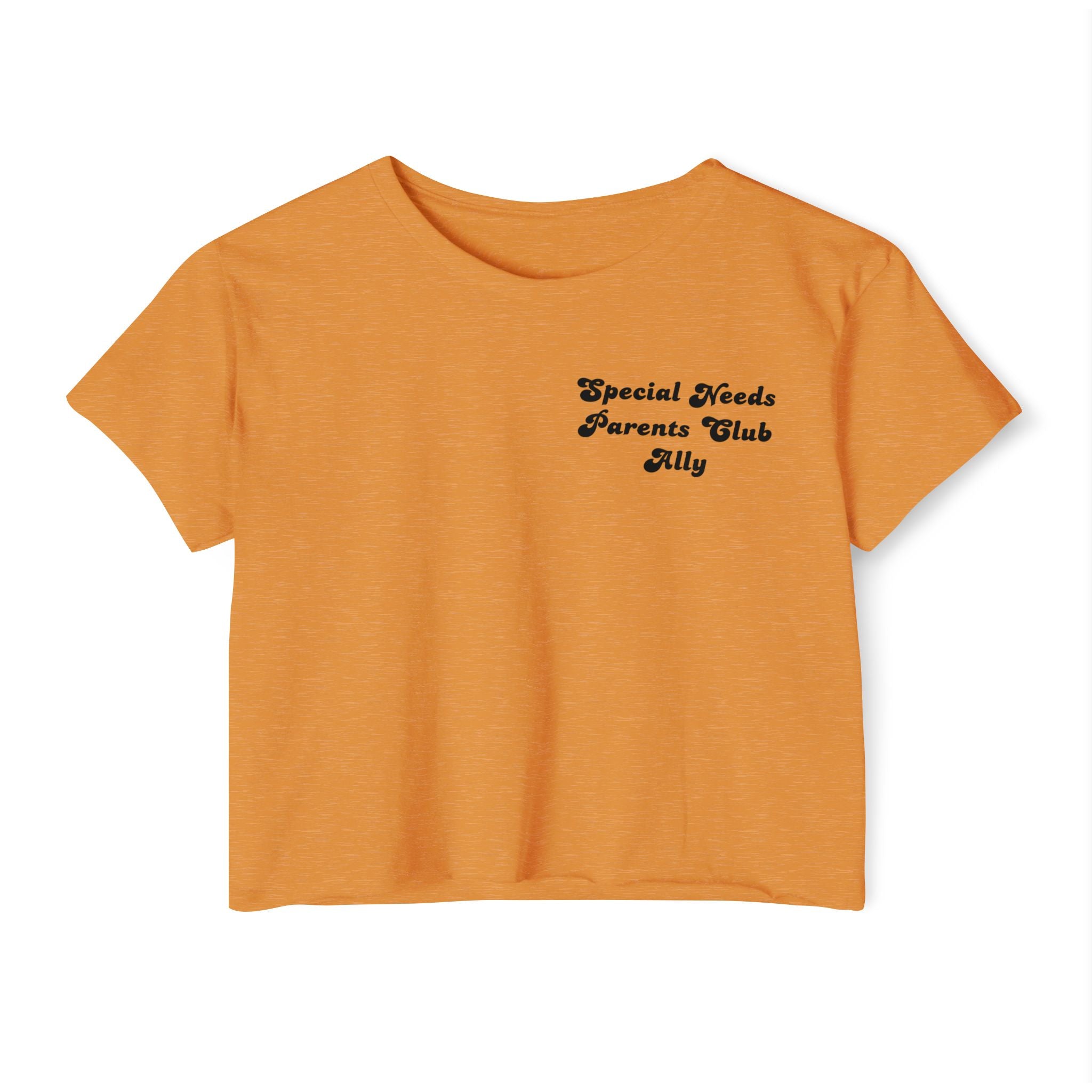 “It Takes A Village, SNPC Ally” Women’s Crop Top