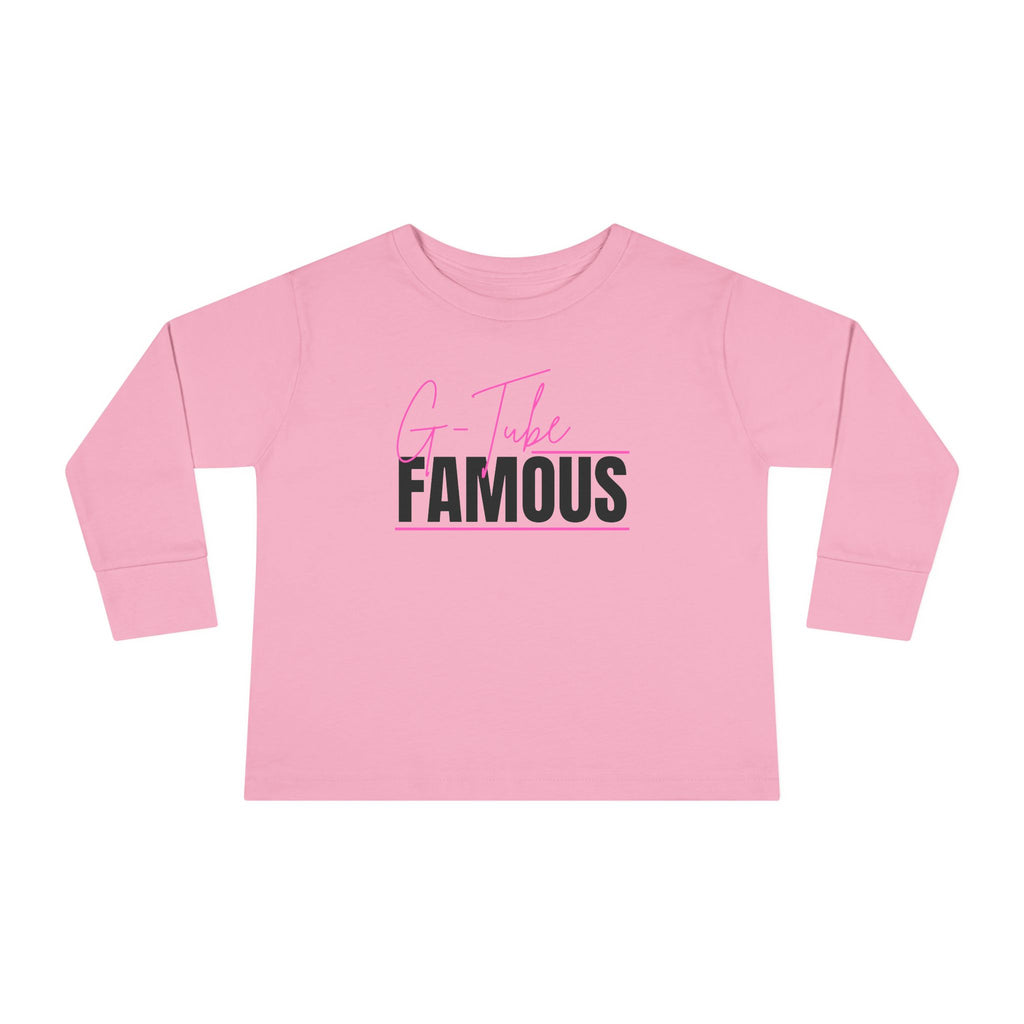 “G-Tube Famous” Toddler Long Sleeve