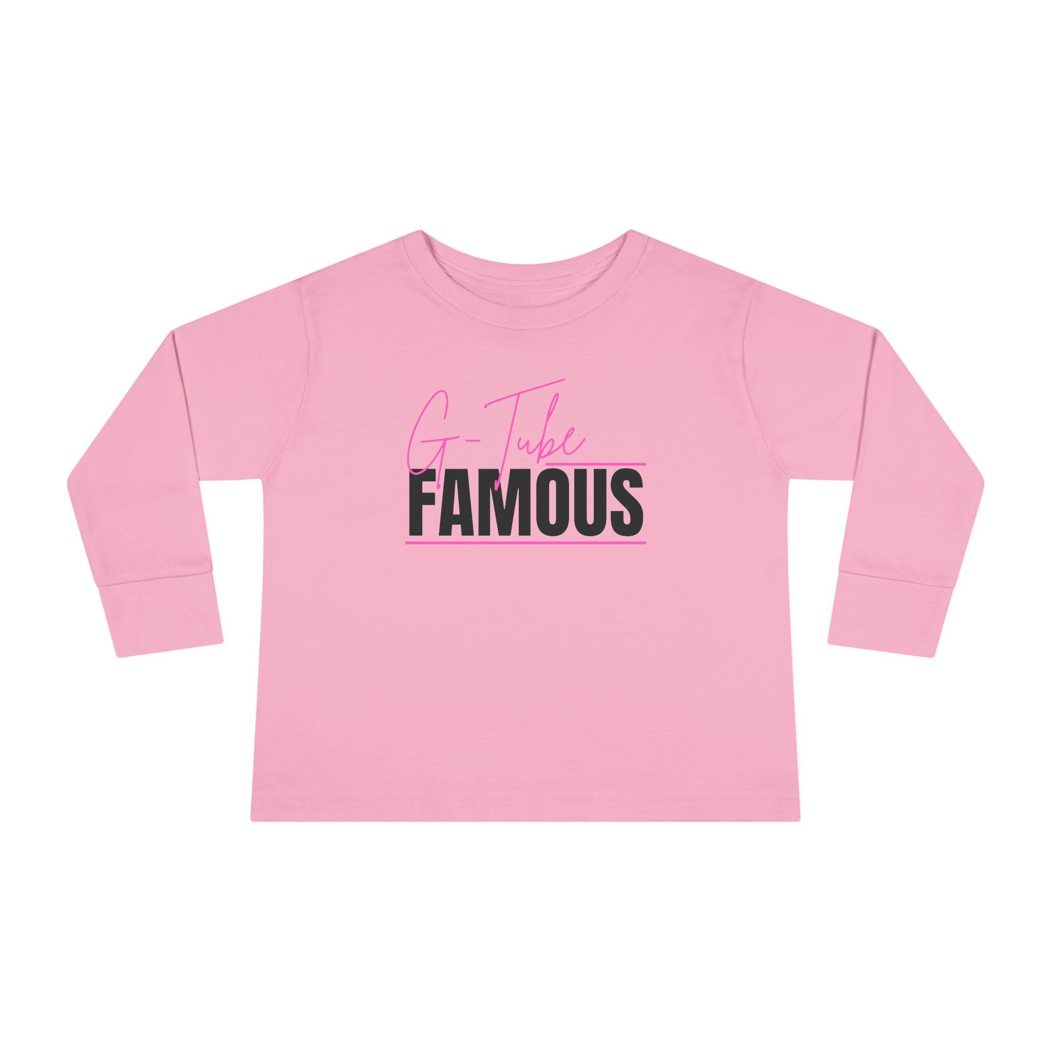 “G-Tube Famous” Toddler Long Sleeve