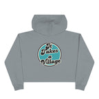 “It Takes A Village, SNPC Ally” Women’s Cropped Hoodie
