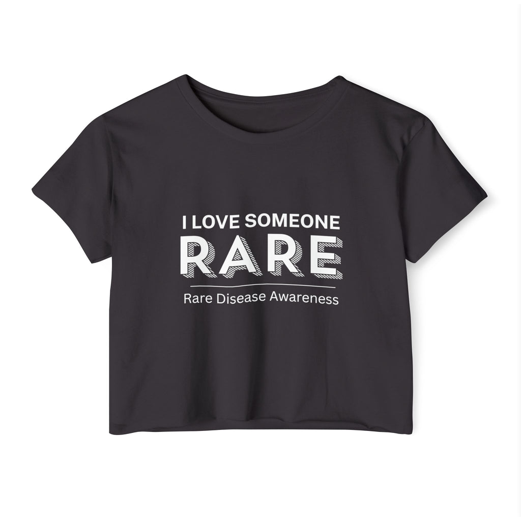 “I Love Someone Rare” Women’s Crop Top