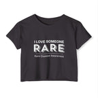 “I Love Someone Rare” Women’s Crop Top