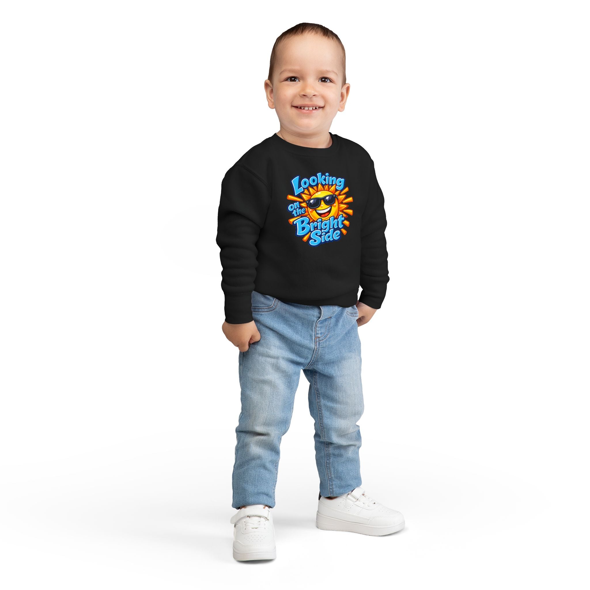 "Looking On The Bright Side" Toddler Sweater