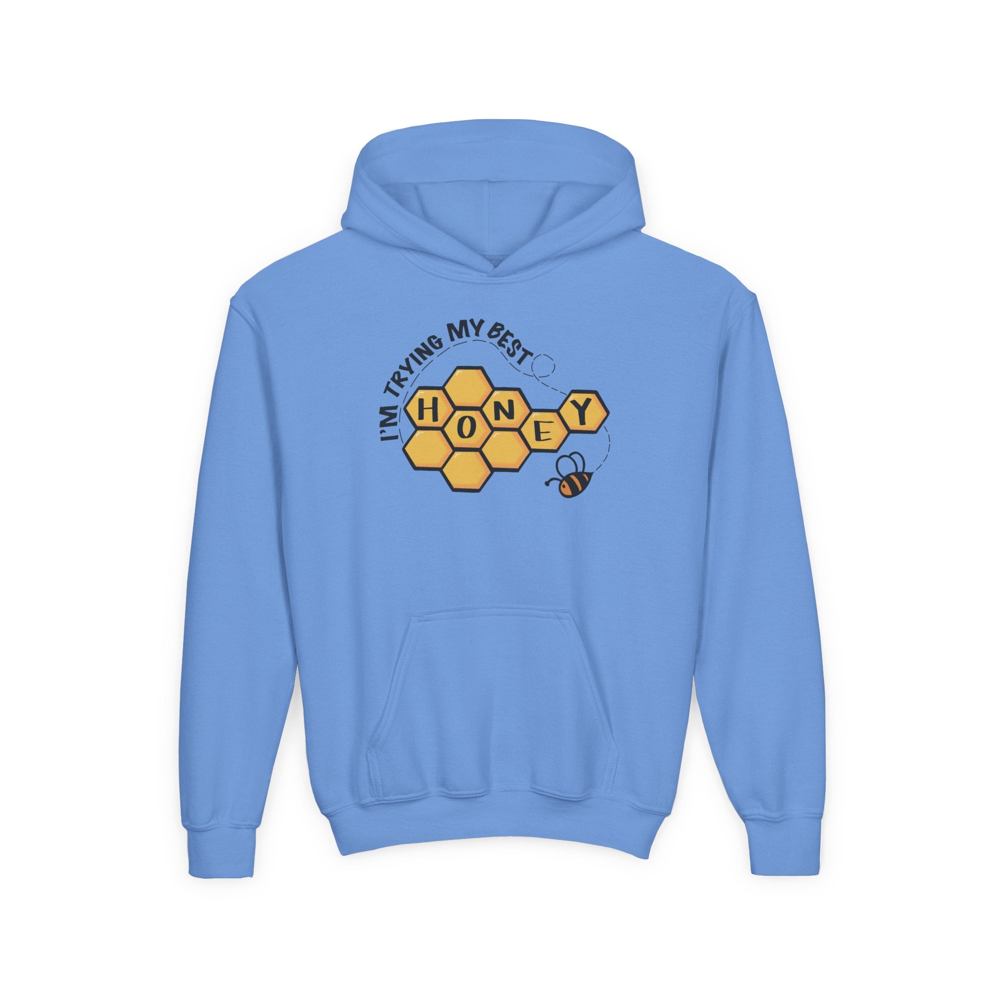 “I’m Trying My Best Honey” Youth Hoodie
