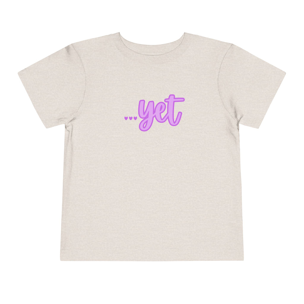 "The Power Of ...Yet (Hearts)" Toddler Tee