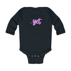 “The Power Of …Yet (Hearts)” Infant Long Sleeve Onesie
