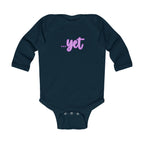 “The Power Of …Yet (Hearts)” Infant Long Sleeve Onesie