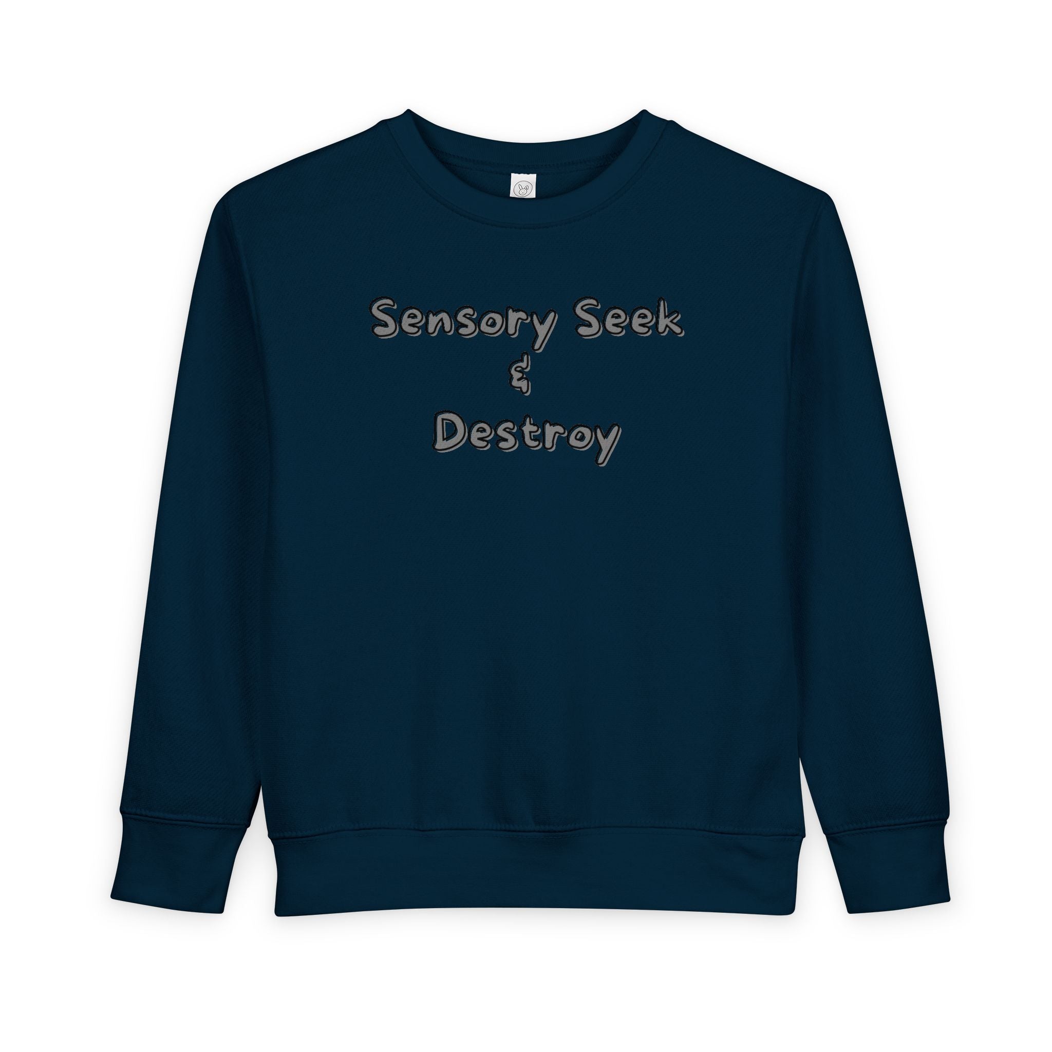 “Sensory Seek & Destroy” Toddler Sweater