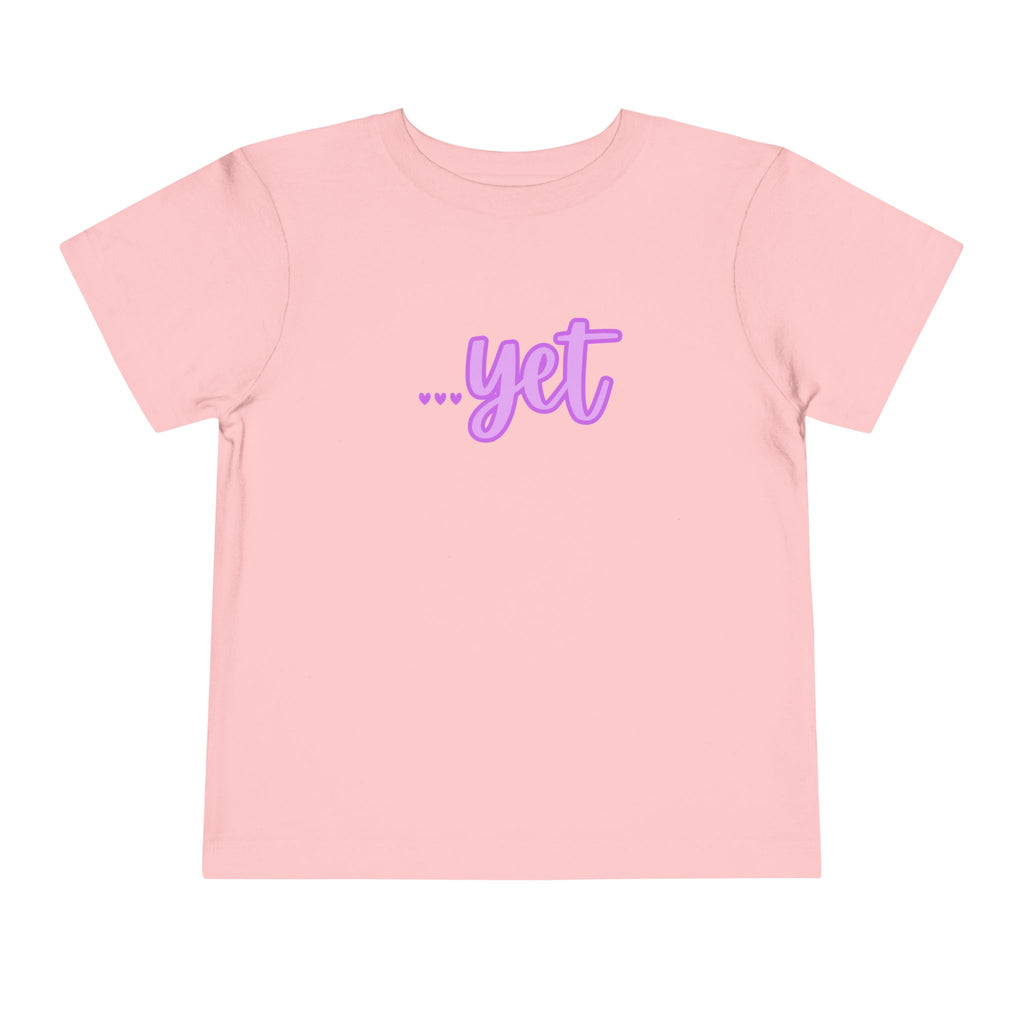 "The Power Of ...Yet (Hearts)" Toddler Tee