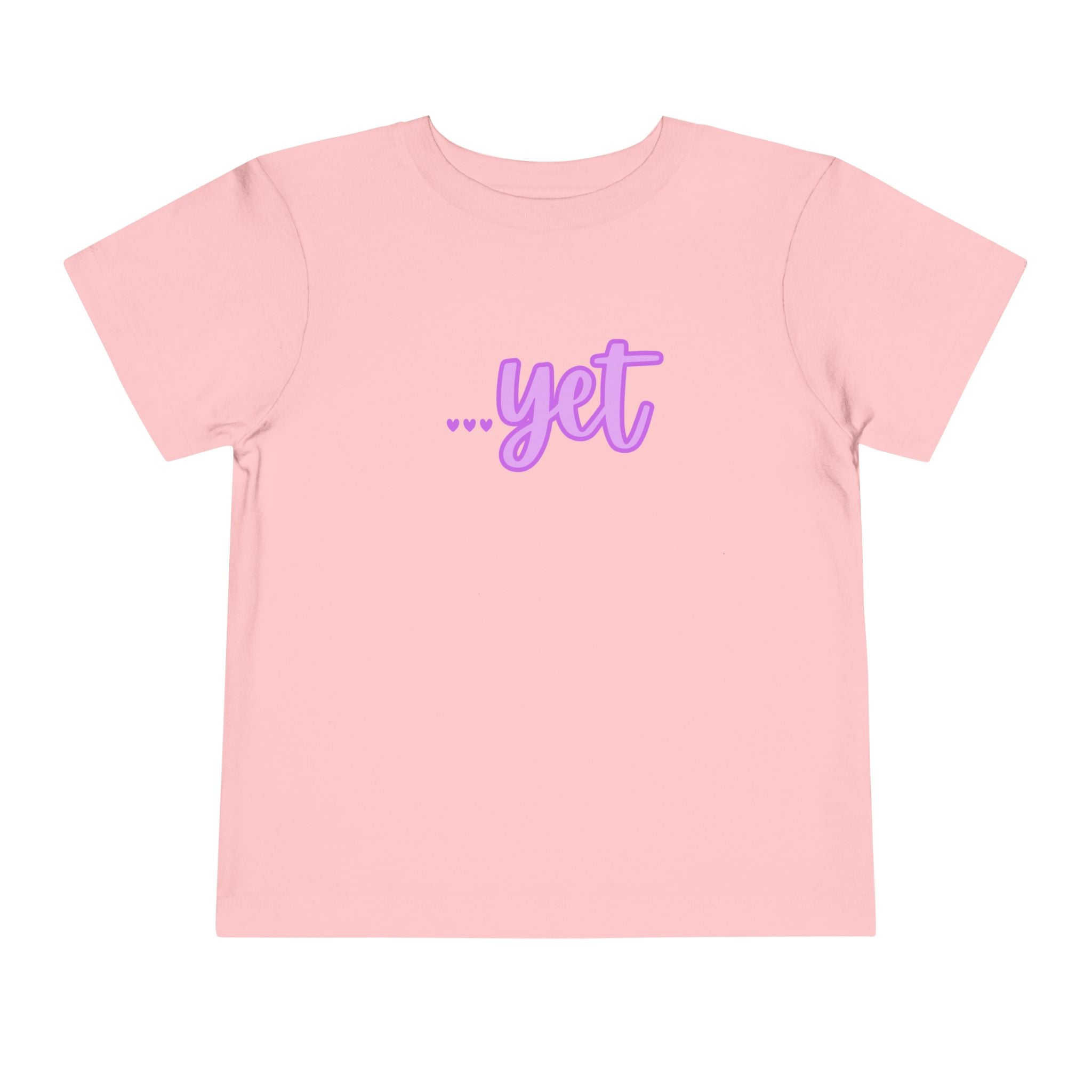 "The Power Of ...Yet (Hearts)" Toddler Tee