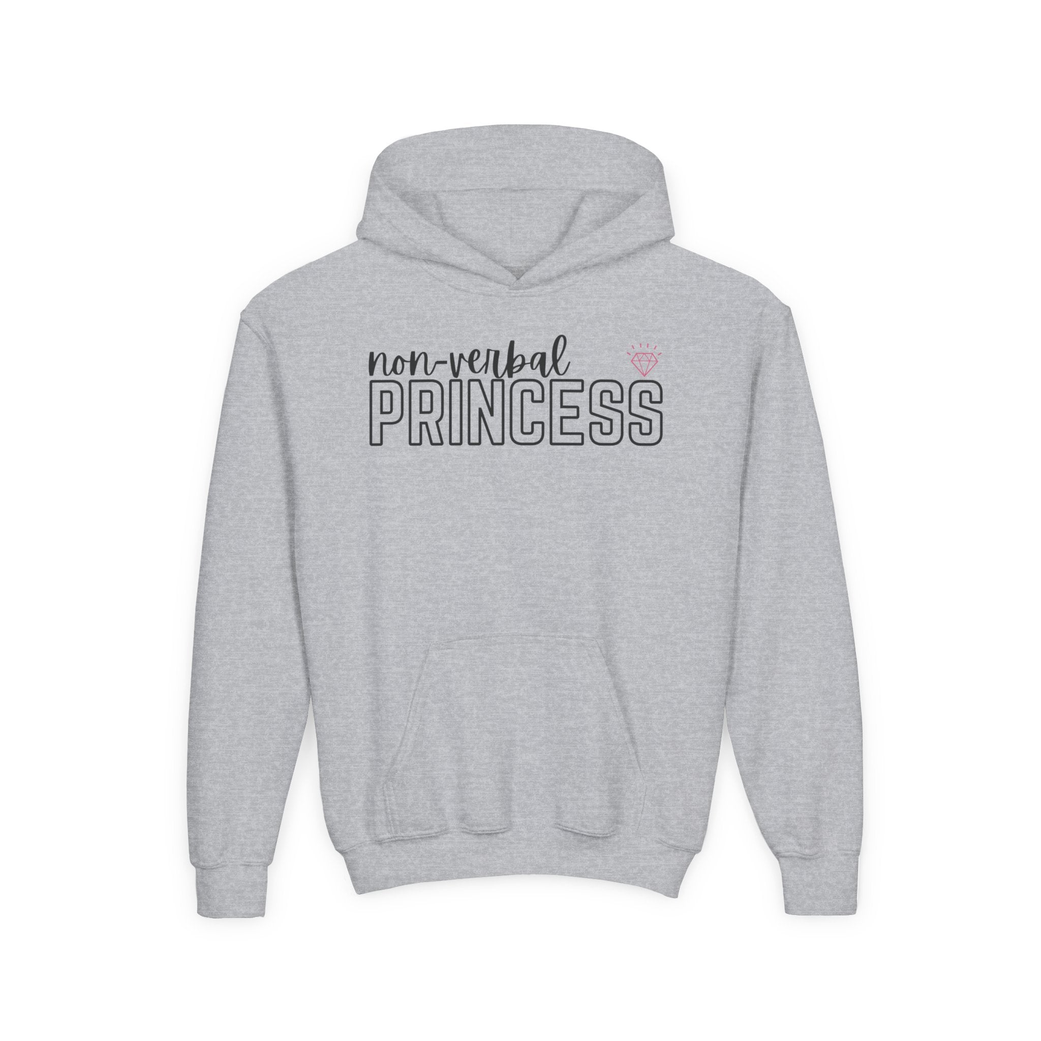 “Non-Verbal Princess” Youth Hoodie