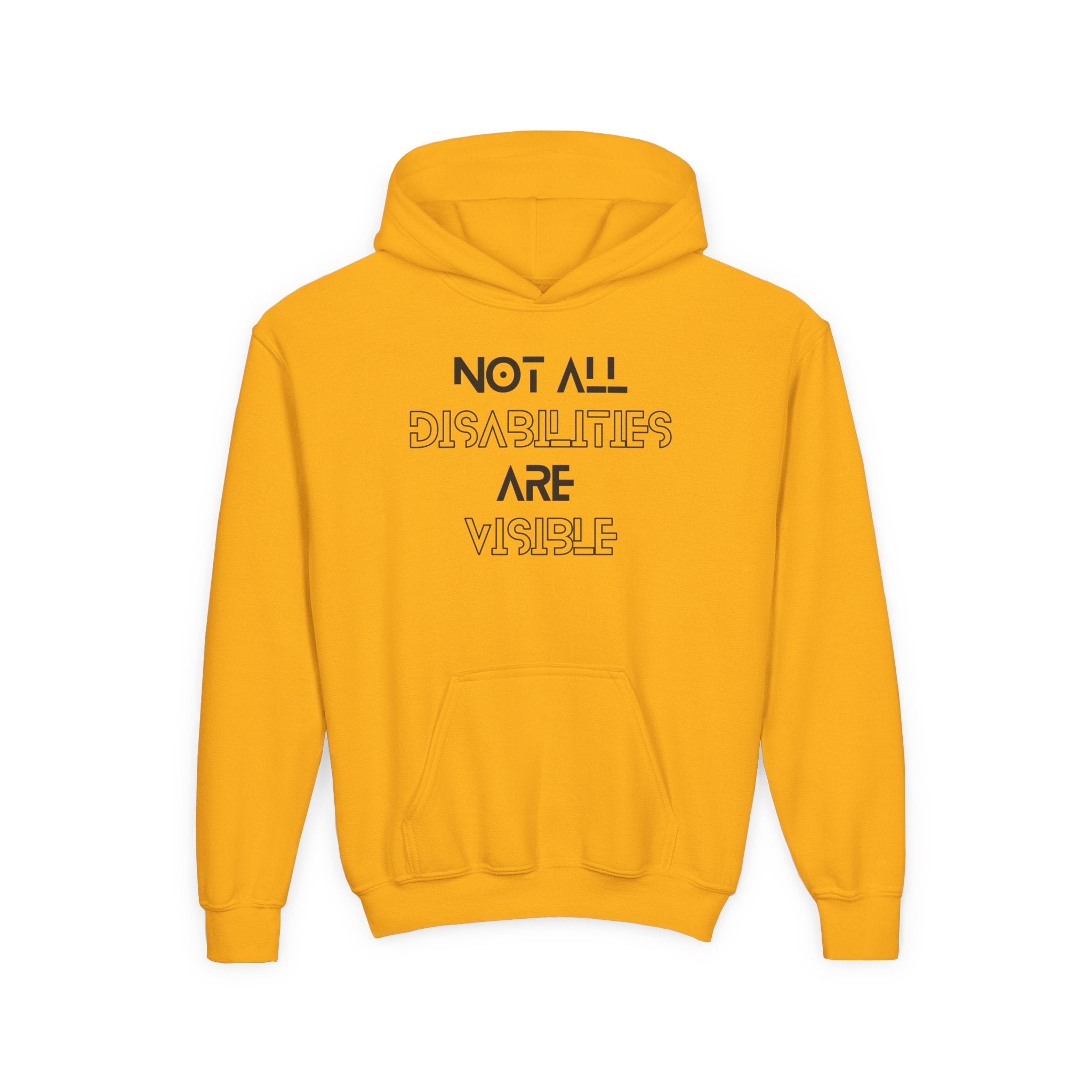 “Not All Disabilities Are Visible” Youth Hoodie