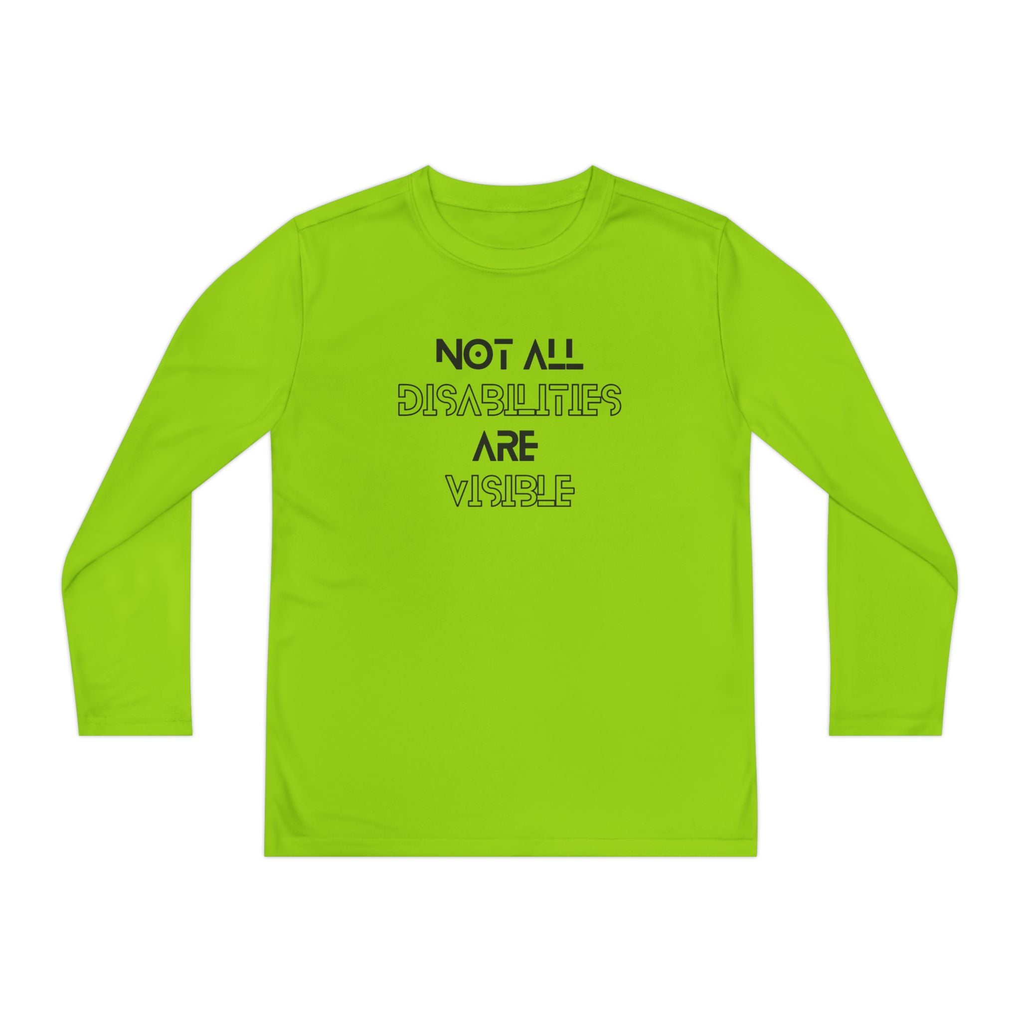 “Not All Disabilities Are Visible” Youth Long Sleeve